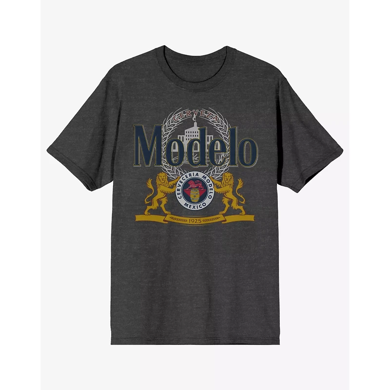 Gray Modelo Logo T Shirt