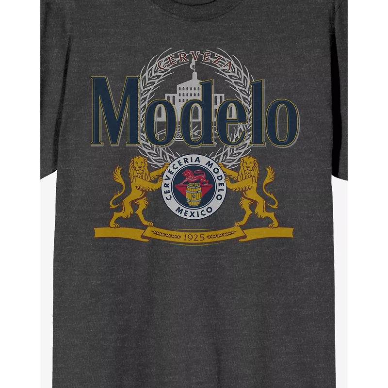 Gray Modelo Logo T Shirt