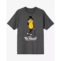 Gray Mr. Peanut T Shirt