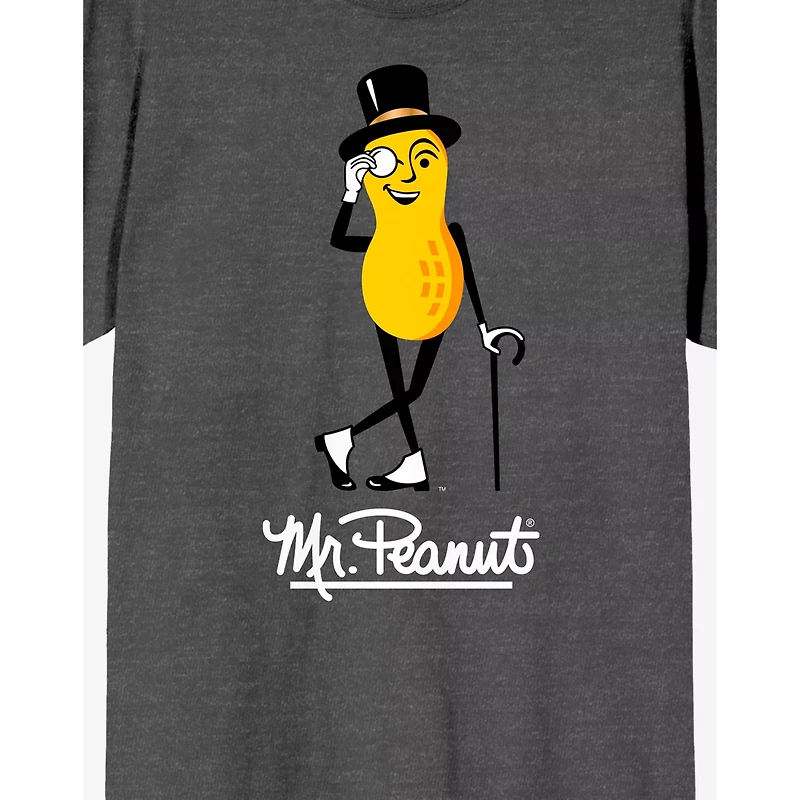 Gray Mr. Peanut T Shirt