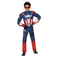 Kids Captain America Muscle Jumpsuit Costume - Brave New World