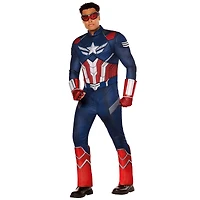Adult Captain America Muscle Jumpsuit Costume - America: Brave New World
