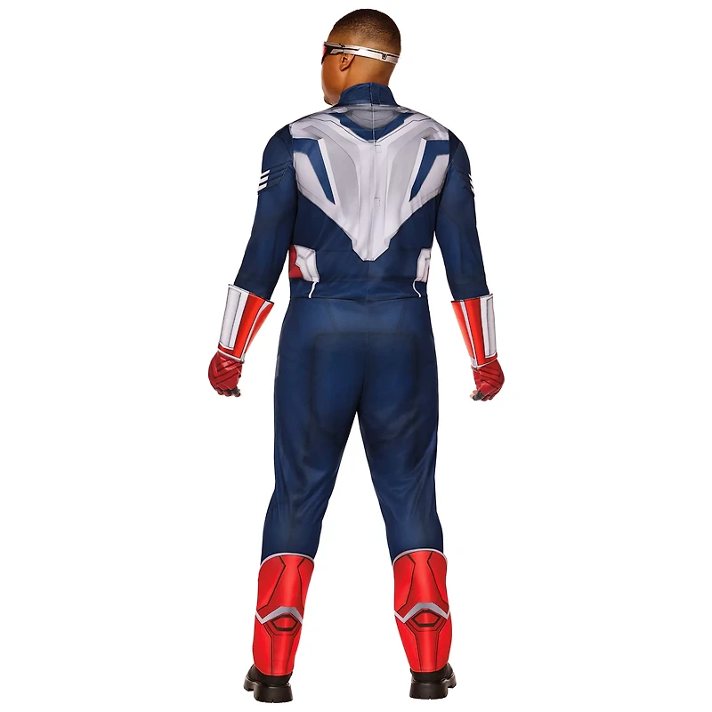 Adult Captain America Muscle Jumpsuit Costume - America: Brave New World