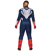 Adult Captain America Muscle Jumpsuit Costume - America: Brave New World