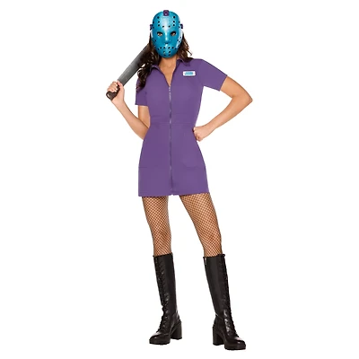 Adult Retro Jason Utility Dress Costume - Friday The 13th Game