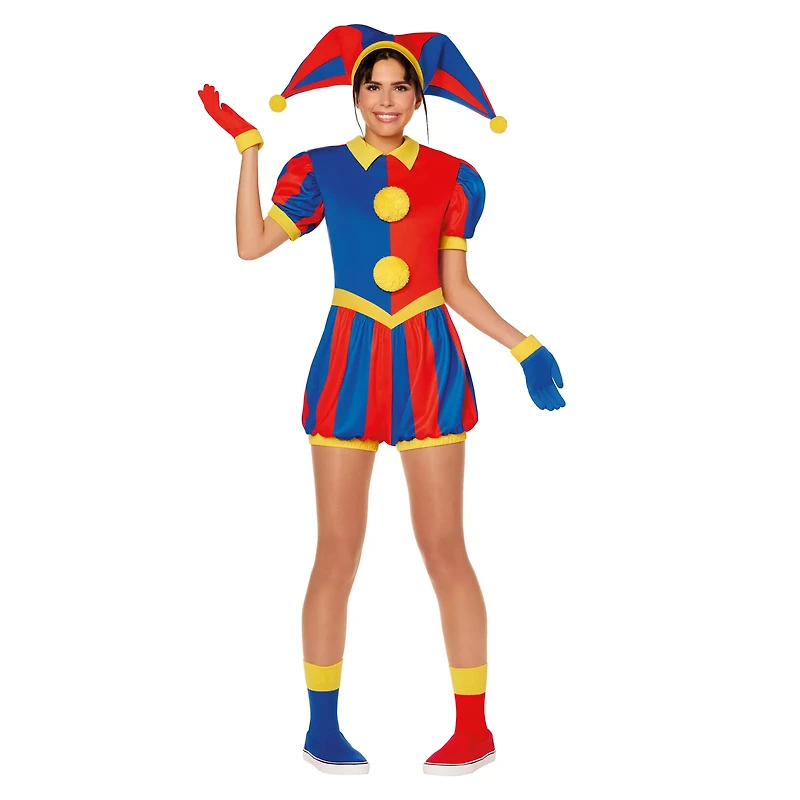 Adult Pomni Costume - The Amazing Digital Circus