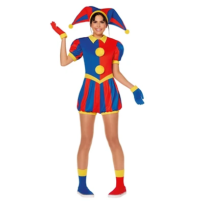 Adult Pomni Costume - The Amazing Digital Circus