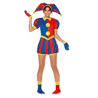 Adult Pomni Costume - The Amazing Digital Circus