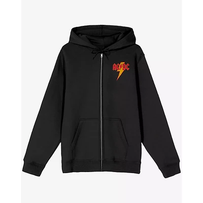 ACDC Band Logo Zip Hoodie