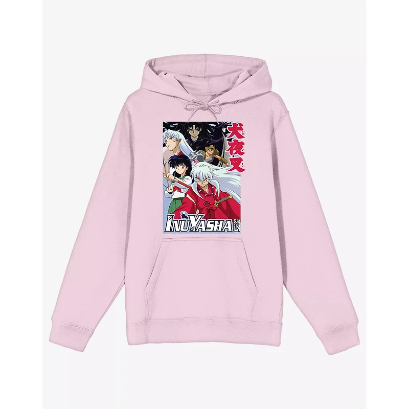 Pink Inuyasha Group Shot Hoodie
