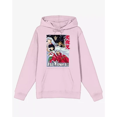 Pink Inuyasha Group Shot Hoodie