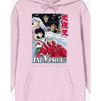 Pink Inuyasha Group Shot Hoodie