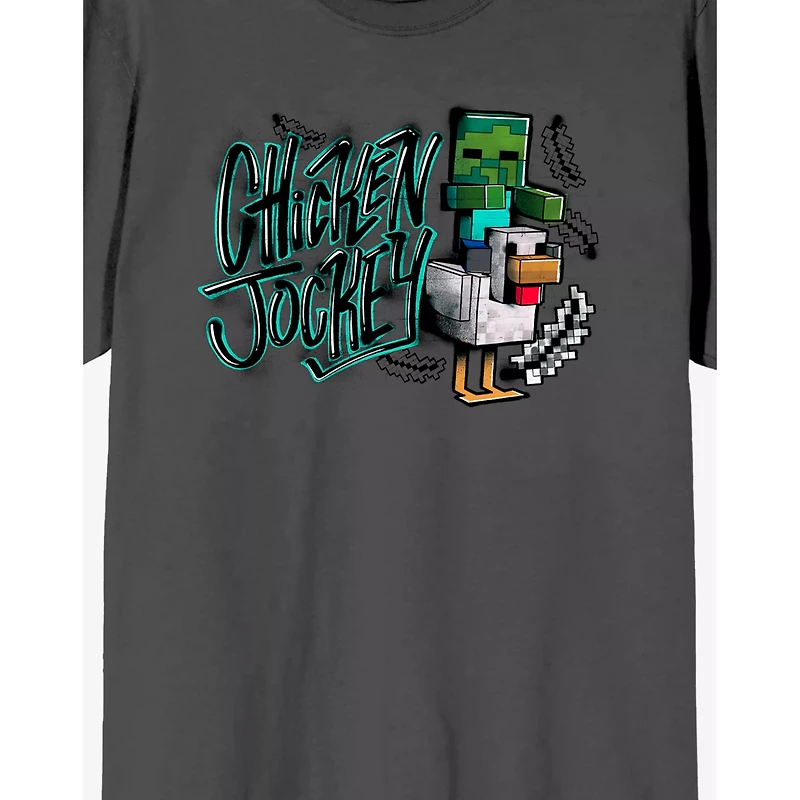 Minecraft Chicken Jockey T Shirt