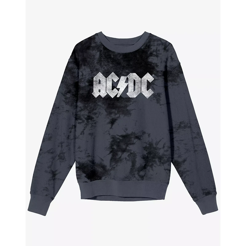 ACDC Gray Tie Dye Sweatshirt