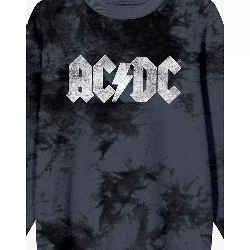 ACDC Gray Tie Dye Sweatshirt