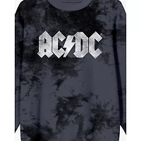 ACDC Gray Tie Dye Sweatshirt