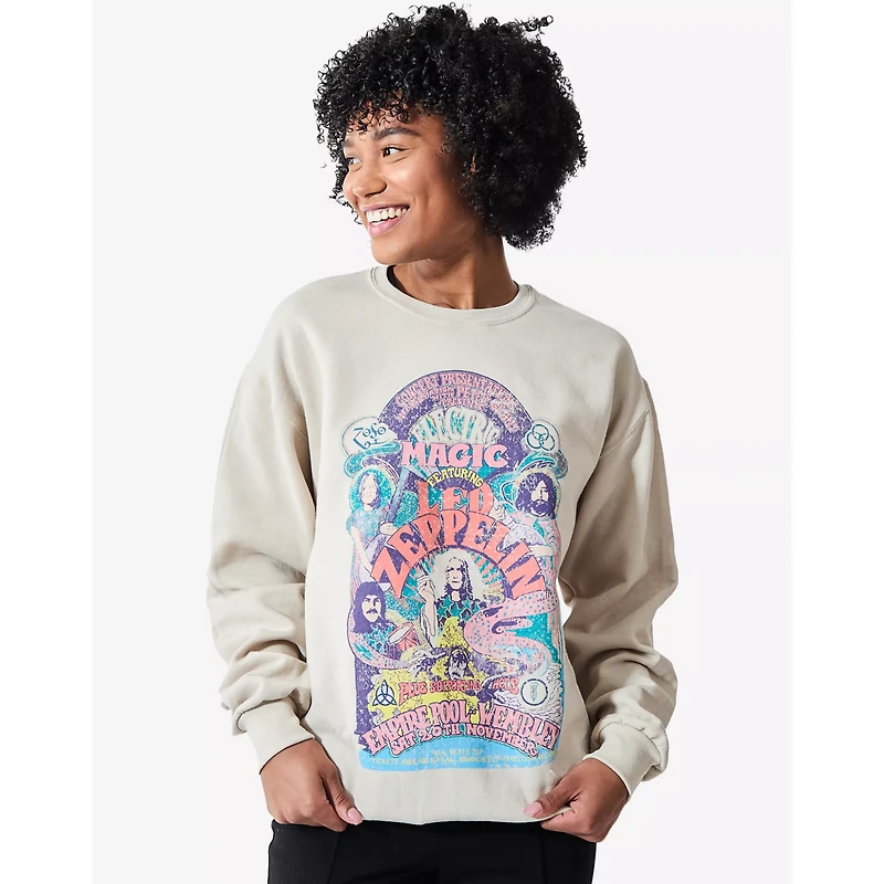 Electric Magic Concert Poster Sweatshirt - Led Zeppelin