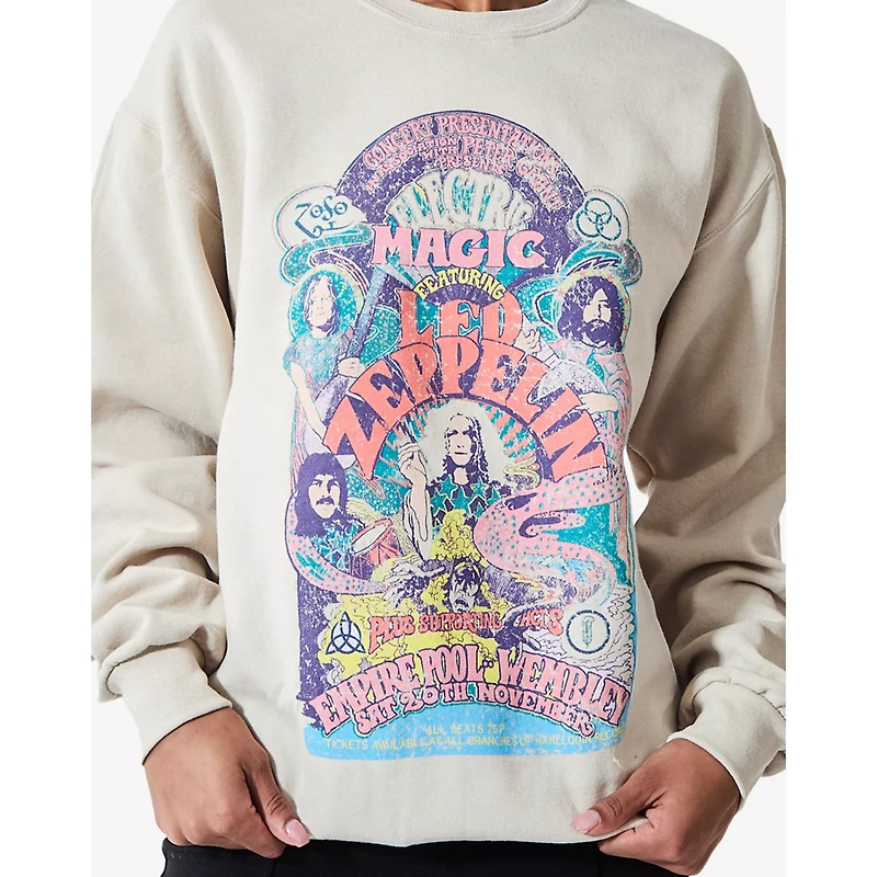 Electric Magic Concert Poster Sweatshirt - Led Zeppelin