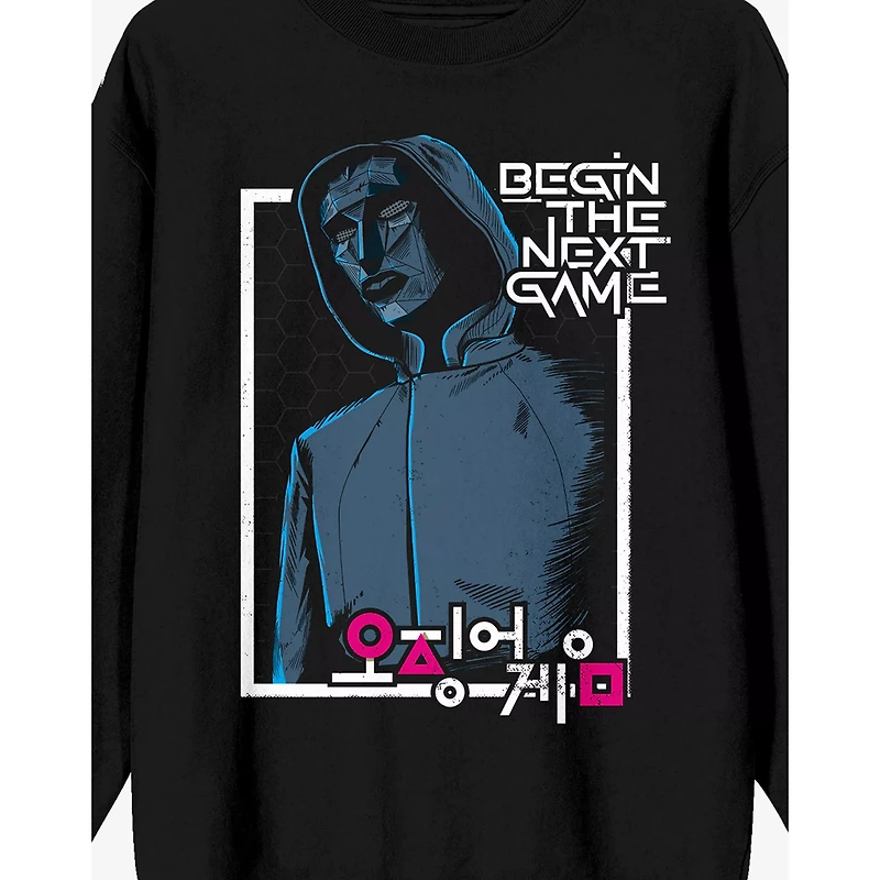Begin the Next Game Front Man Sweatshirt - Squid