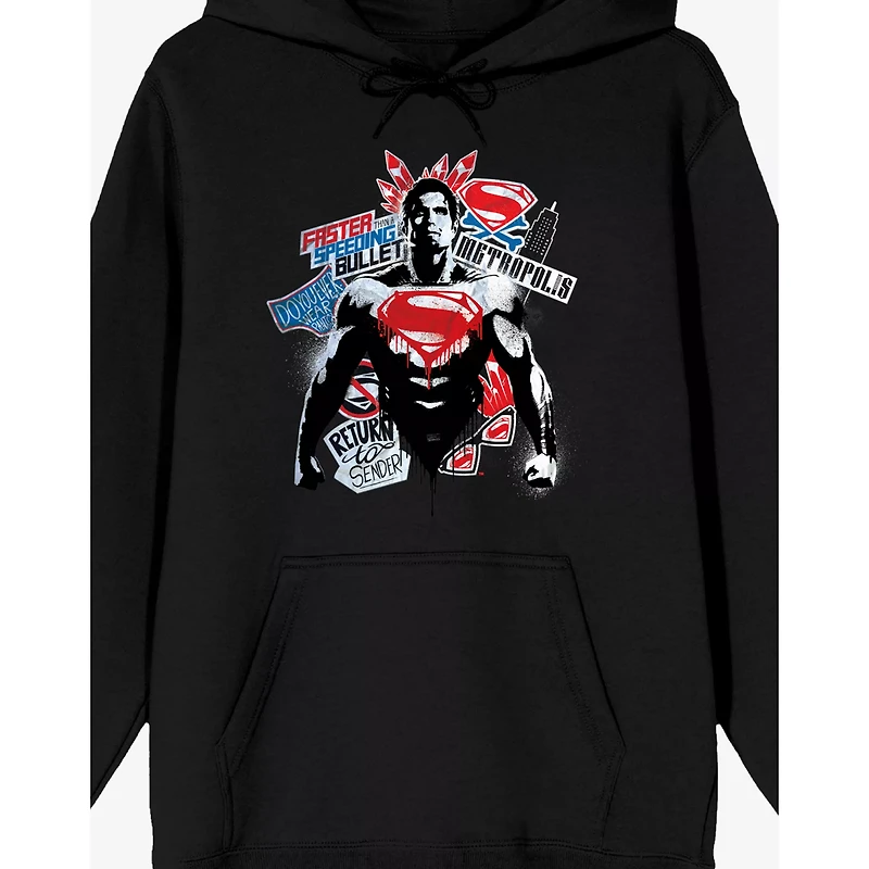 Superman Collage Hoodie