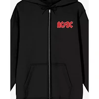 ACDC Oval Logo Zip Hoodie