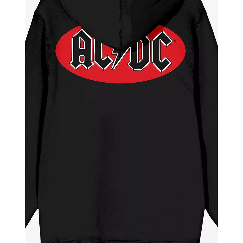 ACDC Oval Logo Zip Hoodie