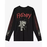 Freddy Krueger Claws Long Sleeve T Shirt - A Nightmare on Elm Street