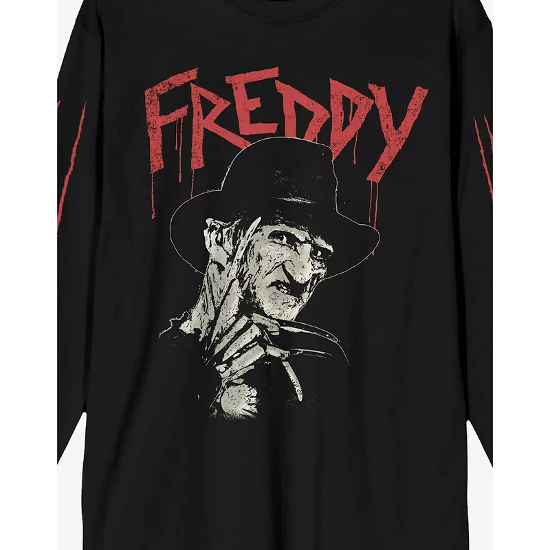 Freddy Krueger Claws Long Sleeve T Shirt - A Nightmare on Elm Street