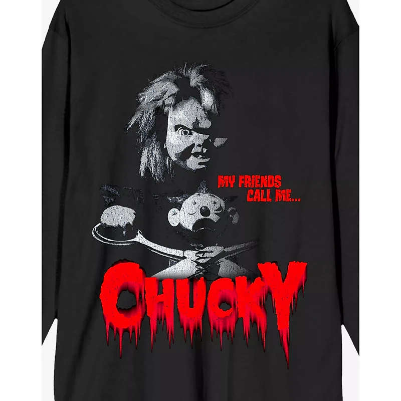 My Friends Call Me Chucky Long Sleeve T Shirt
