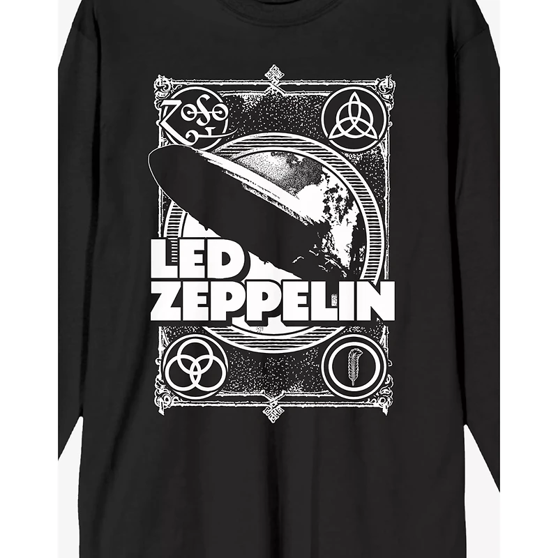 Led Zeppelin Blimp Long Sleeve T Shirt