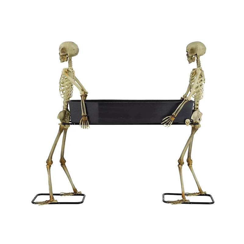 5 Ft LED Skeletons with Coffin