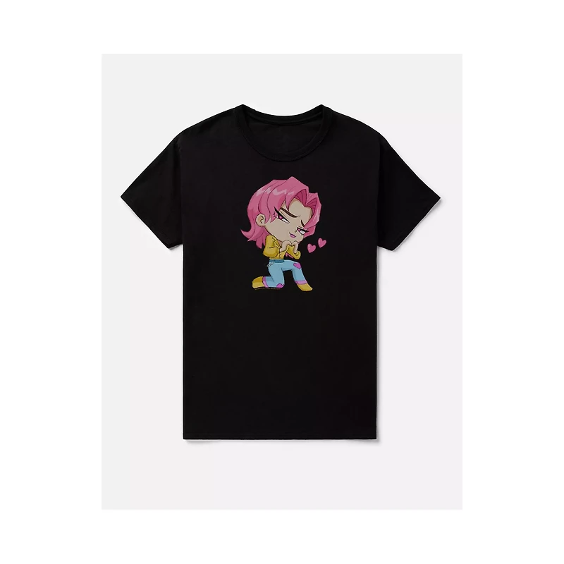 KPop Demon Hunters Romance Saja Chibi T Shirt