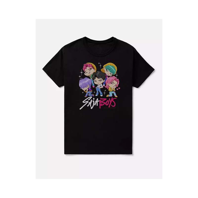 Saja Boys Chibi Group T Shirt - KPop Demon Hunters