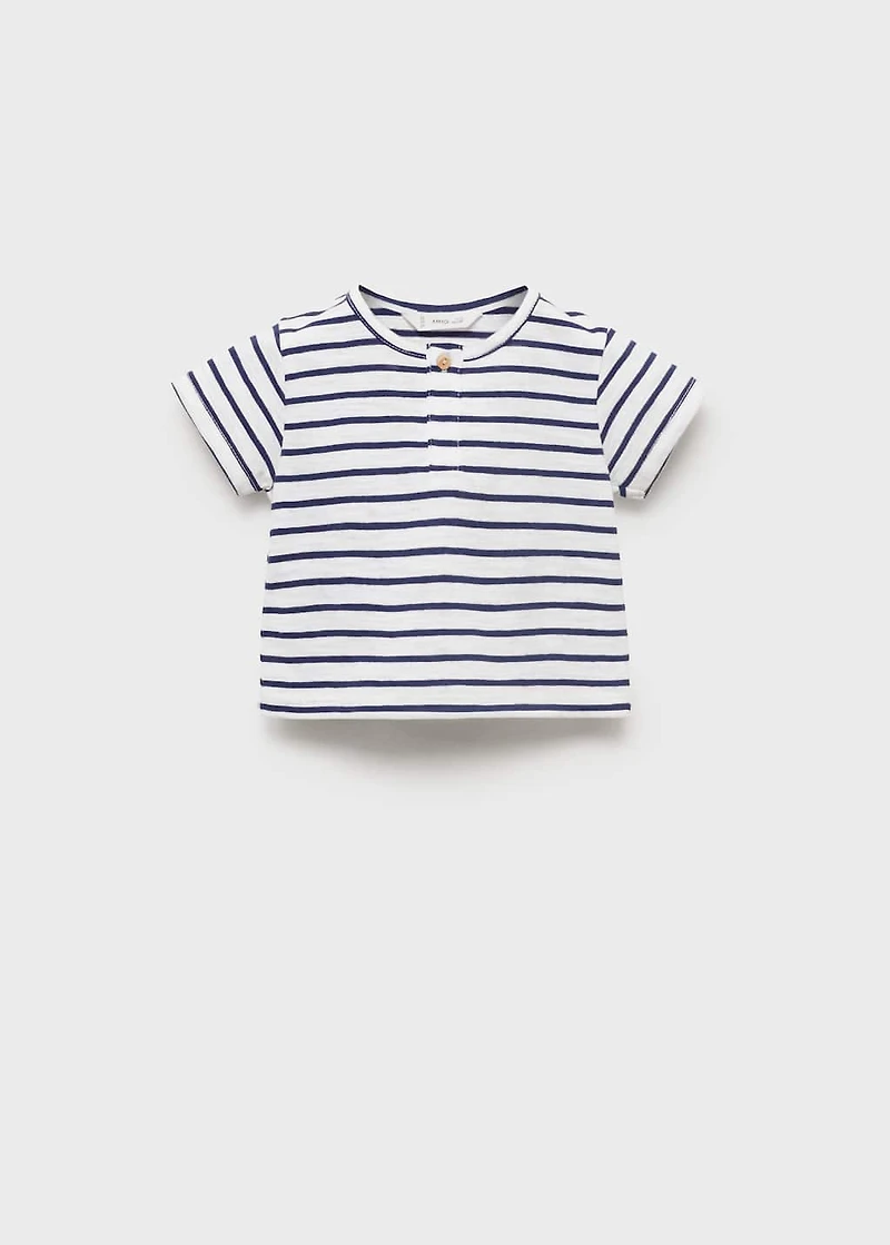 Striped cotton T-shirt