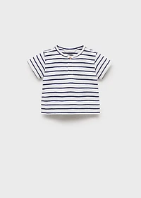 Striped cotton T-shirt
