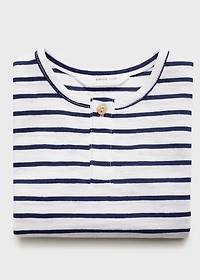 Striped cotton T-shirt