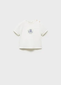 Octopus-print t-shirt