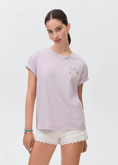Short-sleeved printed t-shirt