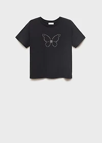Appliqués butterfly t-shirt
