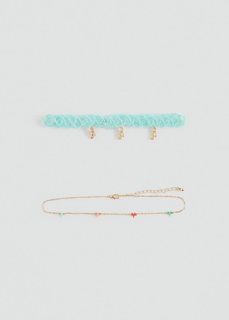 Combined necklace pack