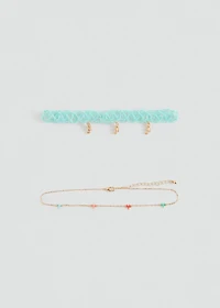Combined necklace pack