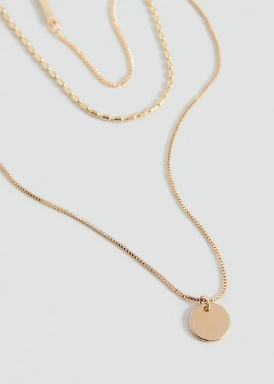 Triple chain necklace