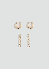2-pack of earrings