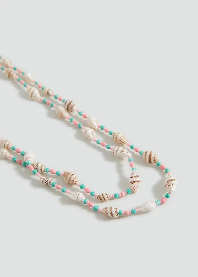 Long triple necklace