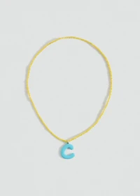 Letters bead necklace