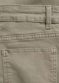 Decorative seam flared jeans