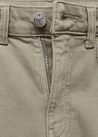 Decorative seam flared jeans