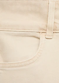 Low-waist flared jeans