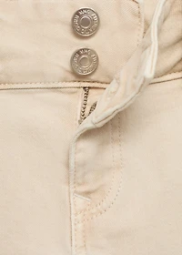Low-waist flared jeans
