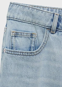 Mid-rise balloon jeans